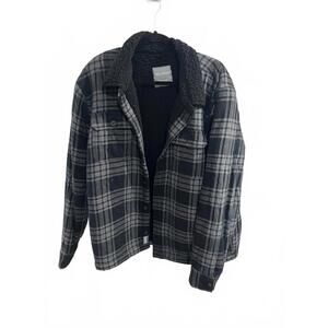 Hollister Cozy Plaid Flannel Jacket - Size XL
